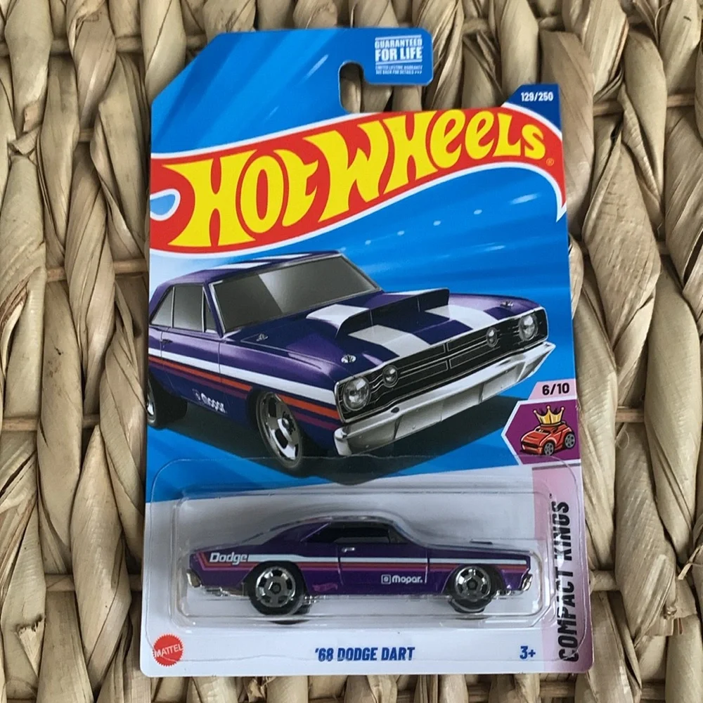 Hot Wheels 1968 Dodge Dart HotWheels 1960s 60s Purple Muscle Race Car New 2025